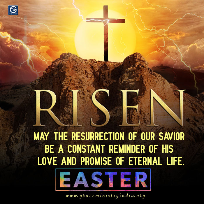 Grace Ministry Wishes you and all your loved ones a very Happy Easter. May the risen Christ bring you and your family abundant happiness. Have a blessed Easter. 
